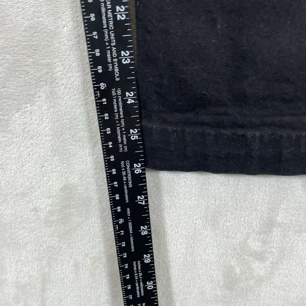 Rag And Bone Fit 2 Slim Black Jeans Mens 36x32 (fit 36x26 *hemmed*)